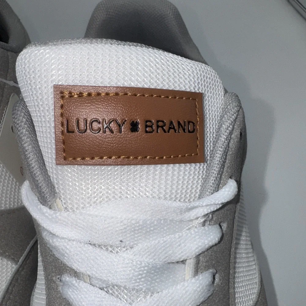 Lucky Brand‎ Bryan MS1 Sneakers Men Size 10M Gray/White Wear Lucky